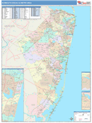 Monmouth-Ocean Metro Area Digital Map Color Cast Style